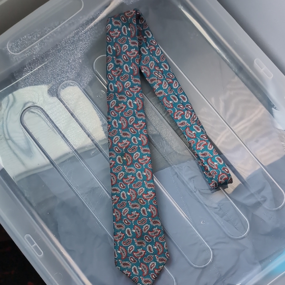 Paulo Conti Paisley Green Tie